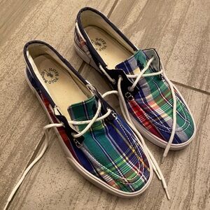 Polo Ralph Lauren Plaid Men’s Shoes Size 10